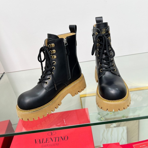 Replica Valentino Boots For Women #1258541 $112.00 USD for Wholesale