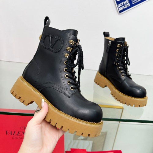 Replica Valentino Boots For Women #1258541 $112.00 USD for Wholesale