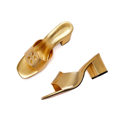 Replica Tory Burch TB Slippers For Women #1258566 $85.00 USD for Wholesale