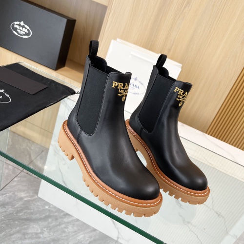 Prada Boots For Women #1258574 $112.00 USD, Wholesale Replica Prada Boots