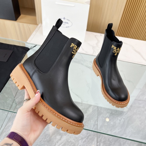 Replica Prada Boots For Women #1258574 $112.00 USD for Wholesale