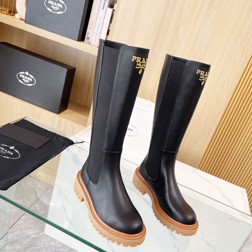 Prada Boots For Women #1258583 $140.00 USD, Wholesale Replica Prada Boots