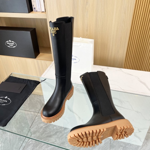 Replica Prada Boots For Women #1258583 $140.00 USD for Wholesale