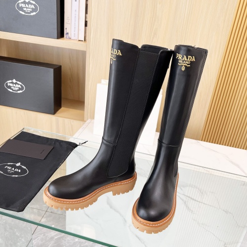 Replica Prada Boots For Women #1258583 $140.00 USD for Wholesale