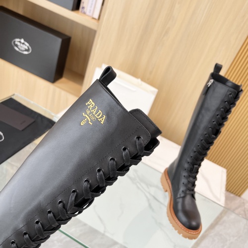 Replica Prada Boots For Women #1258584 $140.00 USD for Wholesale