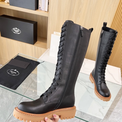 Replica Prada Boots For Women #1258584 $140.00 USD for Wholesale