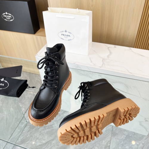 Replica Prada Boots For Women #1258585 $115.00 USD for Wholesale