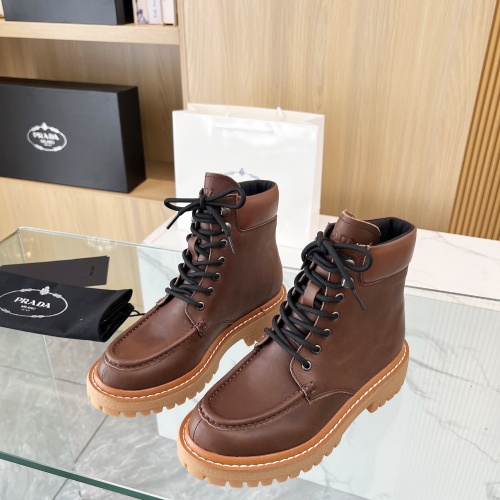 Prada Boots For Women #1258587 $115.00 USD, Wholesale Replica Prada Boots