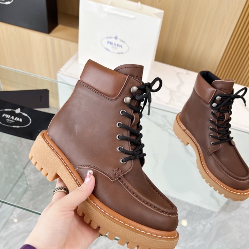 Replica Prada Boots For Women #1258587 $115.00 USD for Wholesale