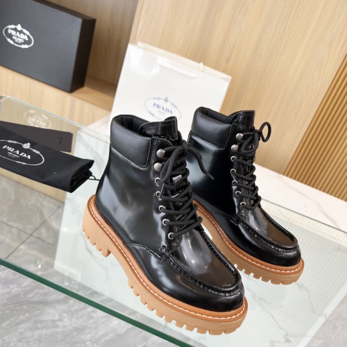 Replica Prada Boots For Women #1258588 $115.00 USD for Wholesale