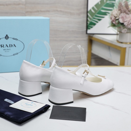 Replica Prada High-heeled Shoes For Women #1258589 $108.00 USD for Wholesale