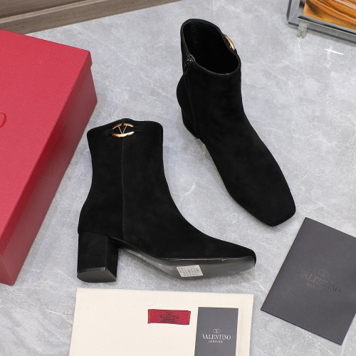 Replica Valentino Boots For Women #1258592 $130.00 USD for Wholesale