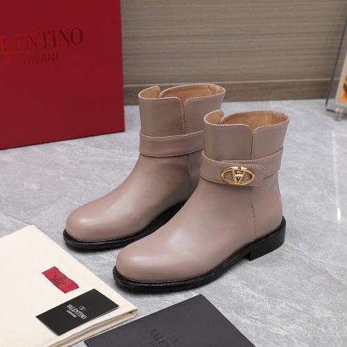 Valentino Boots For Women #1258595 $130.00 USD, Wholesale Replica Valentino Boots