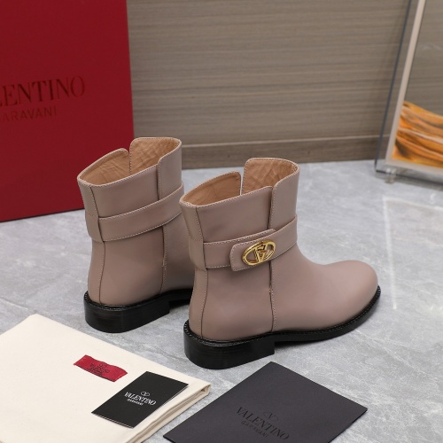 Replica Valentino Boots For Women #1258595 $130.00 USD for Wholesale