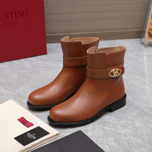 Valentino Boots For Women #1258596 $130.00 USD, Wholesale Replica Valentino Boots