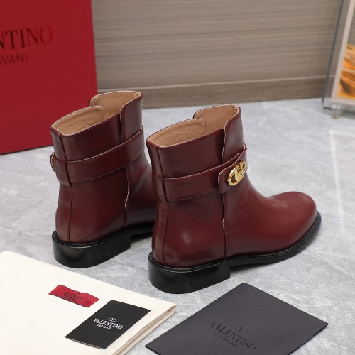 Replica Valentino Boots For Women #1258597 $130.00 USD for Wholesale