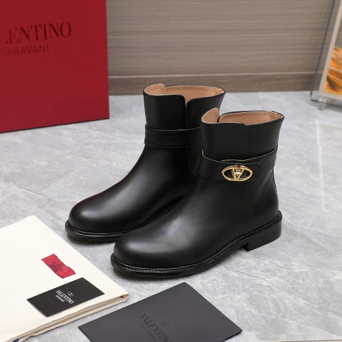 Valentino Boots For Women #1258598 $130.00 USD, Wholesale Replica Valentino Boots