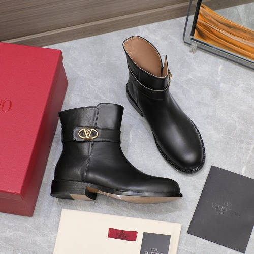 Replica Valentino Boots For Women #1258598 $130.00 USD for Wholesale