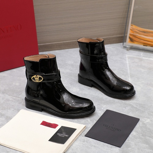 Replica Valentino Boots For Women #1258599 $130.00 USD for Wholesale