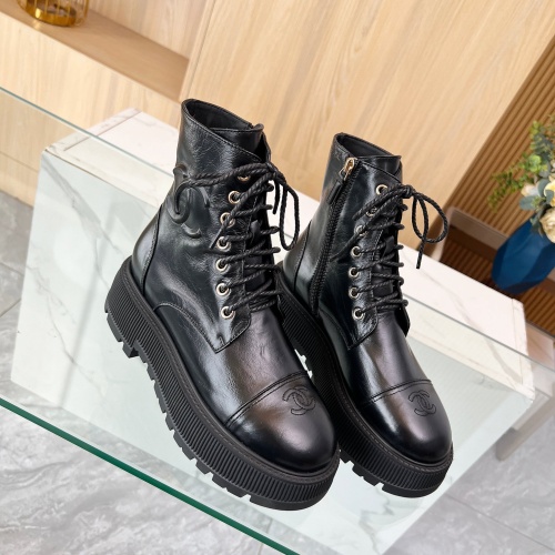 Chanel Boots For Women #1258600 $105.00 USD, Wholesale Replica Chanel Boots