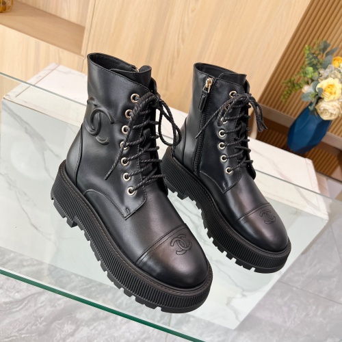 Chanel Boots For Women #1258607 $105.00 USD, Wholesale Replica Chanel Boots