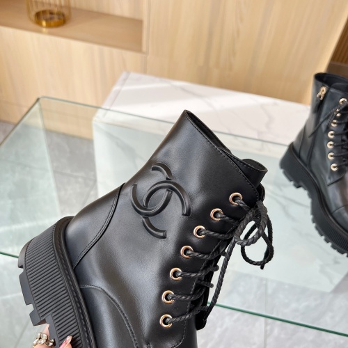 Replica Chanel Boots For Women #1258607 $105.00 USD for Wholesale