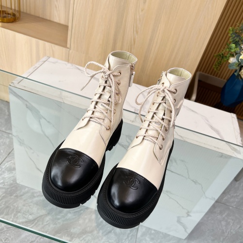 Replica Chanel Boots For Women #1258608 $105.00 USD for Wholesale