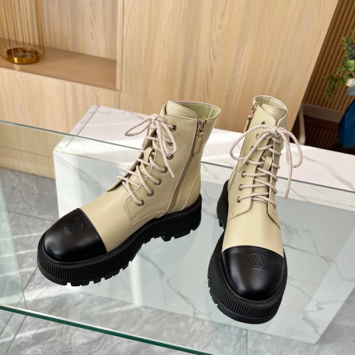 Replica Chanel Boots For Women #1258614 $105.00 USD for Wholesale