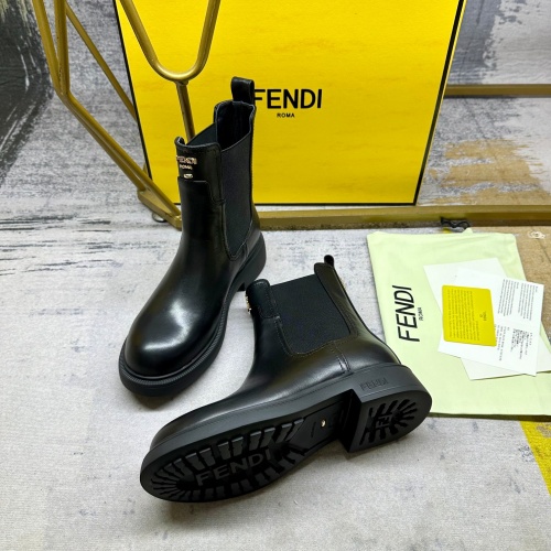 Replica Fendi Fashion Boots For Women #1258641 $108.00 USD for Wholesale