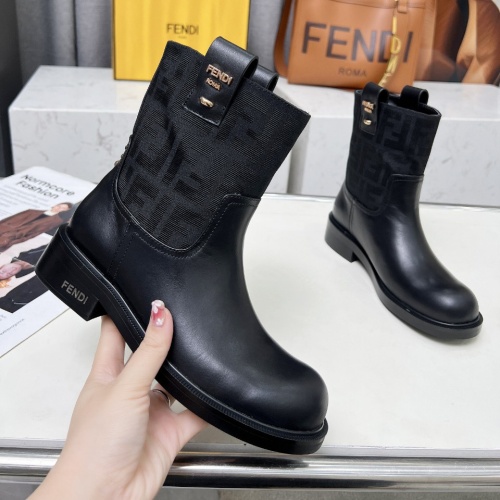 Fendi Fashion Boots For Women #1258645 $102.00 USD, Wholesale Replica Fendi Fashion Boots