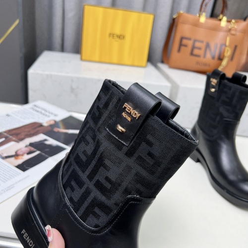 Replica Fendi Fashion Boots For Women #1258645 $102.00 USD for Wholesale