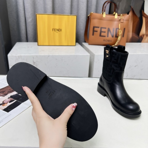 Replica Fendi Fashion Boots For Women #1258645 $102.00 USD for Wholesale