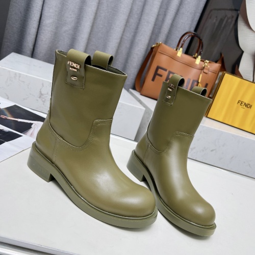 Fendi Fashion Boots For Women #1258646 $112.00 USD, Wholesale Replica Fendi Fashion Boots