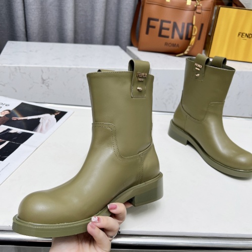 Replica Fendi Fashion Boots For Women #1258646 $112.00 USD for Wholesale