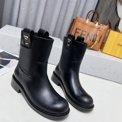 Fendi Fashion Boots For Women #1258647 $112.00 USD, Wholesale Replica Fendi Fashion Boots