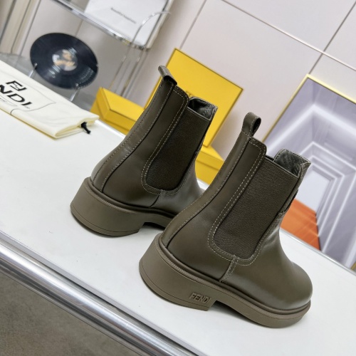 Replica Fendi Fashion Boots For Women #1258648 $115.00 USD for Wholesale