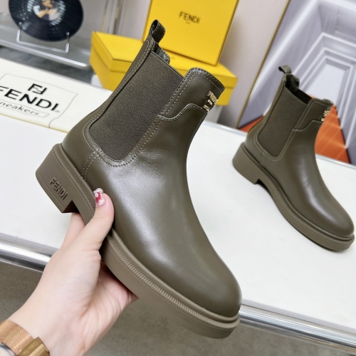 Replica Fendi Fashion Boots For Women #1258648 $115.00 USD for Wholesale