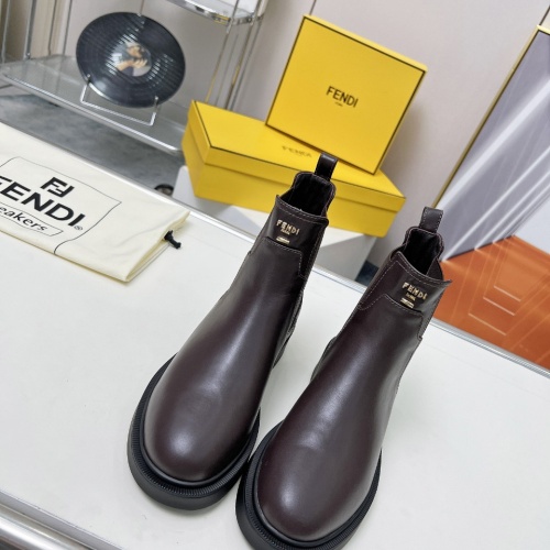 Replica Fendi Fashion Boots For Women #1258649 $115.00 USD for Wholesale