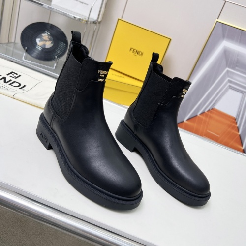 Fendi Fashion Boots For Women #1258650 $115.00 USD, Wholesale Replica Fendi Fashion Boots