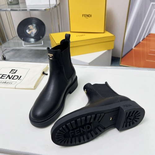 Replica Fendi Fashion Boots For Women #1258650 $115.00 USD for Wholesale