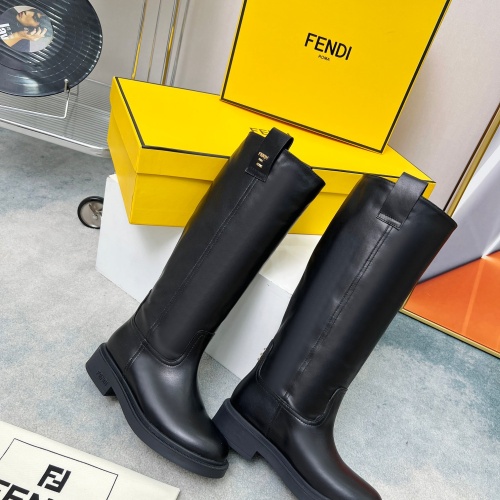 Replica Fendi Fashion Boots For Women #1258652 $162.00 USD for Wholesale