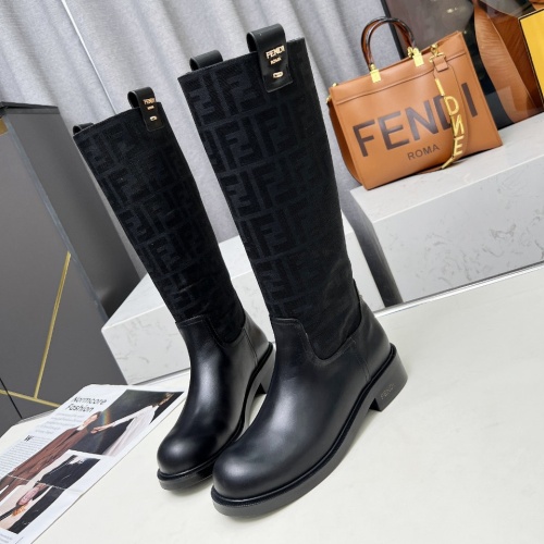 Fendi Fashion Boots For Women #1258655 $130.00 USD, Wholesale Replica Fendi Fashion Boots