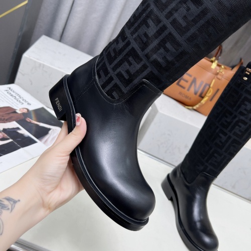 Replica Fendi Fashion Boots For Women #1258655 $130.00 USD for Wholesale