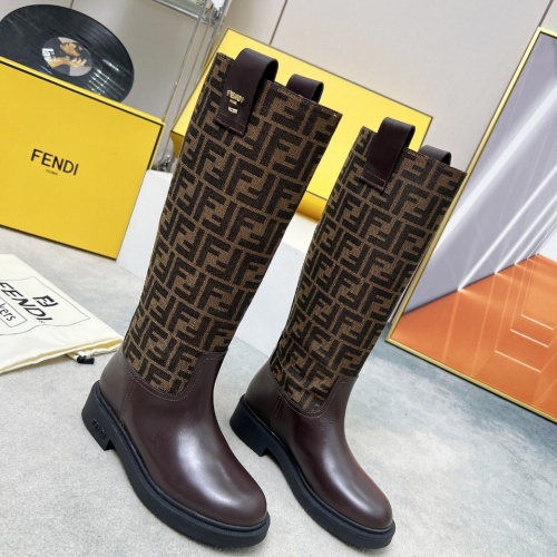 Replica Fendi Fashion Boots For Women #1258658 $132.00 USD for Wholesale