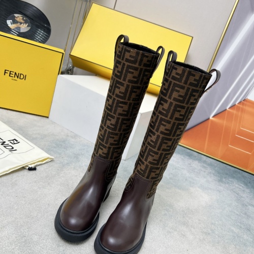 Replica Fendi Fashion Boots For Women #1258658 $132.00 USD for Wholesale