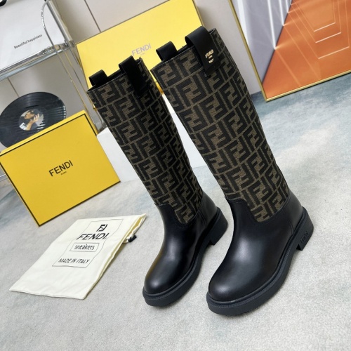 Fendi Fashion Boots For Women #1258659 $132.00 USD, Wholesale Replica Fendi Fashion Boots