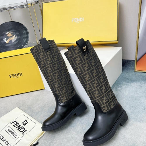 Replica Fendi Fashion Boots For Women #1258659 $132.00 USD for Wholesale