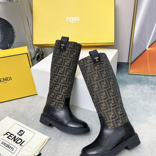 Replica Fendi Fashion Boots For Women #1258659 $132.00 USD for Wholesale