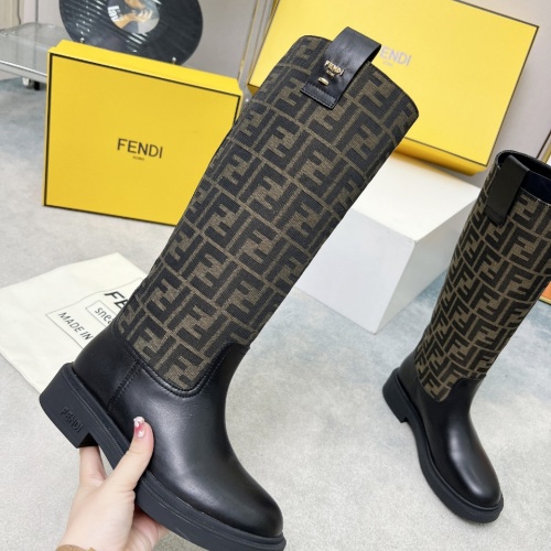 Replica Fendi Fashion Boots For Women #1258659 $132.00 USD for Wholesale