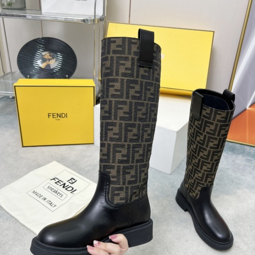 Replica Fendi Fashion Boots For Women #1258659 $132.00 USD for Wholesale